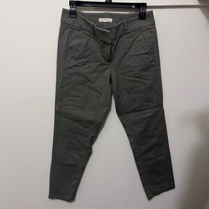 Ann Taylor LOFT Olive Cropped Pants